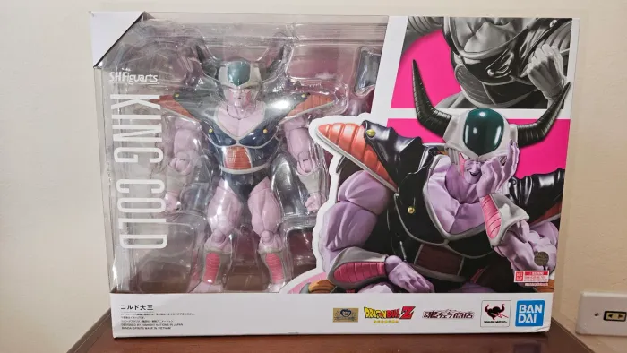 Sh Figuarts King Cold - Dragon Ball (detalhe caixa)