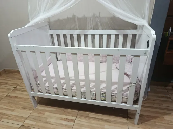 Berço americano que vira cama