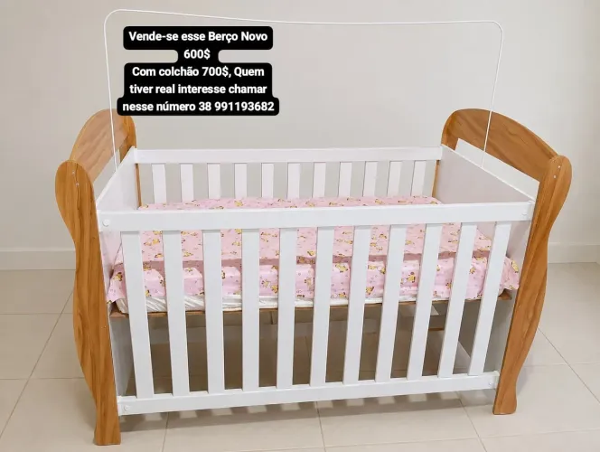 Vendo berço novo