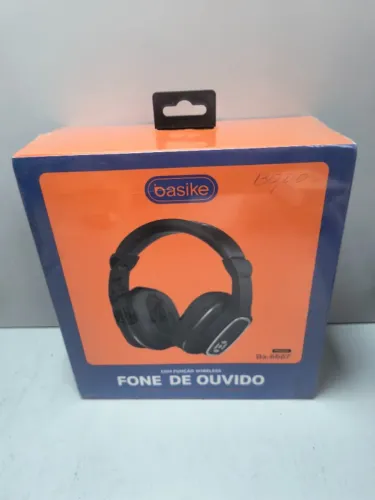 Lt 001 Fone de Ouvido sem Fio com Radio FM Funcao Som e Microfone Ba 6667 Basike