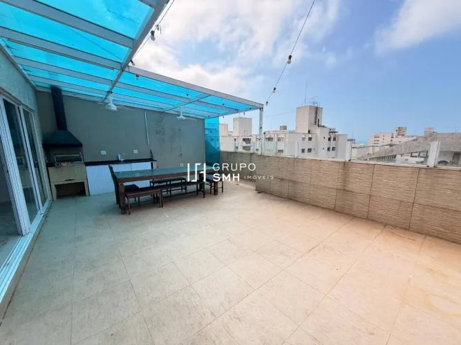 Cobertura com 4 dormitórios para alugar, 190 m² por R$ 7.200/mês - Barra Funda - Guarujá/S