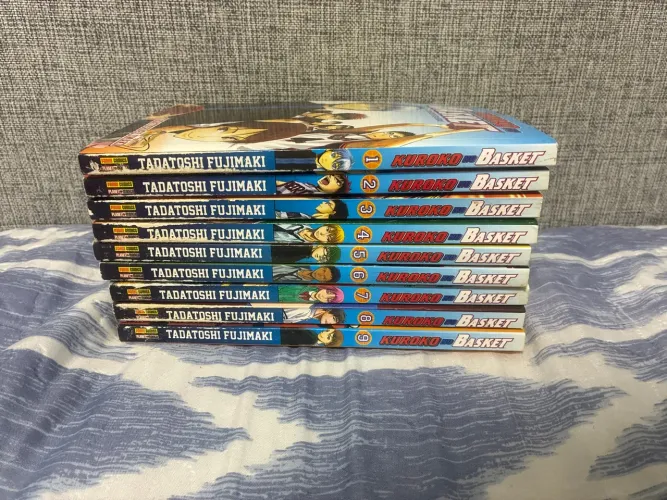 Mangá Kuroko no Basket volumes 1 até 9