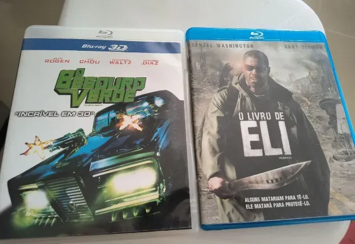 lote blu-ray original - o livro de Eli + besouro verde - filme original