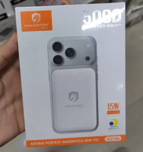 Bateria Magnética Indução Para iPhone 17 Pro