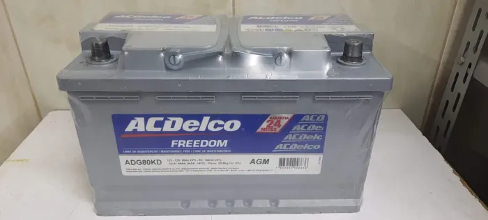 Baterias Automotivas 80 Amperes Acdelco Agm
