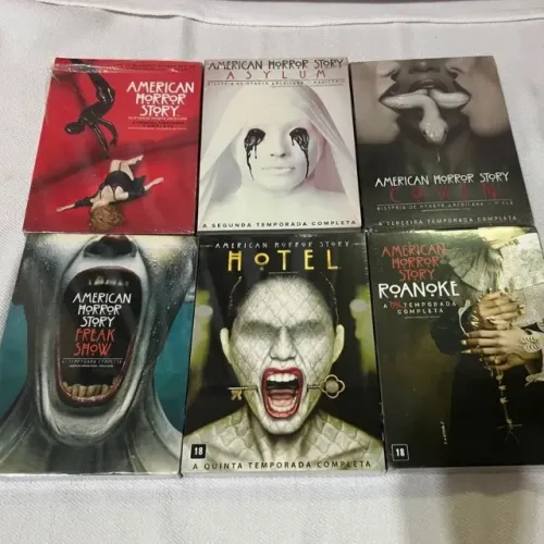 Coleção American Horror Story Temporadas 1-6 DVD Original 