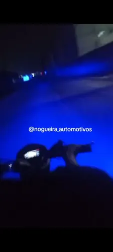 Super Led Branco/Azul H4 Farol Moto