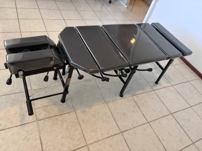 Maca Quiropraxia TechMec Portátil com Sistema Drop - Excelente Estado