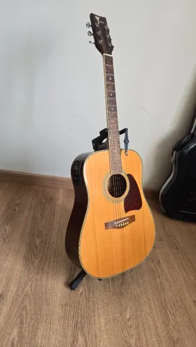 Violão Eagle - Tampo Maçiço! Rastilho/Nut osso!
