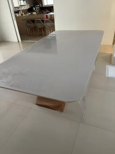 Tampo de mesa de jantar laqueado 