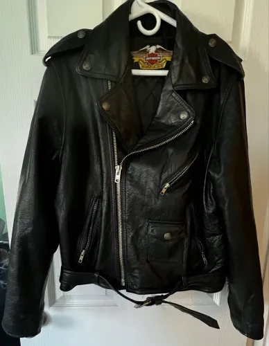 Jaqueta Harley-Davidson Original em Couro Legítimo | Tam. 42 | Estilo Motoqueiro Premium