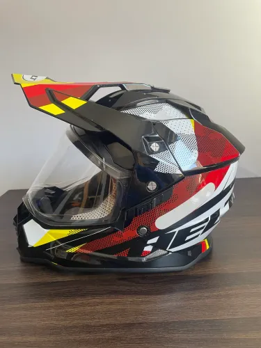 Capacete Helt Cross Vision Glass Drakar