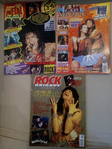 Revistas Aerosmith 20 reais cada