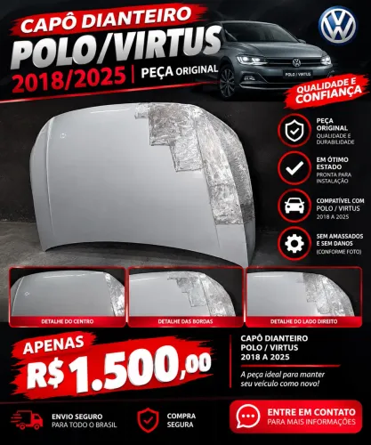 Capô dianteiro POLO VIRTUS 2018/2025