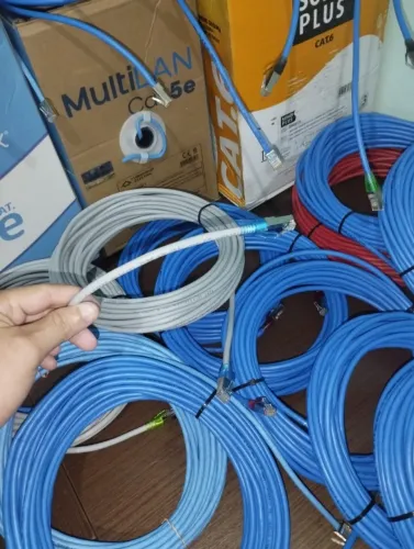 Cabo de Rede CAT5e / CAT6 5m, 10m, 20m e Mais - Entrega Grátis