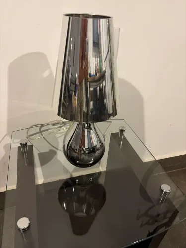 Abajur Cromado Semi novo Sem detalhes