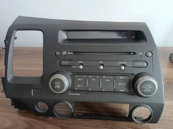 Rádio Cd Som Original Com Moldura Honda Civic