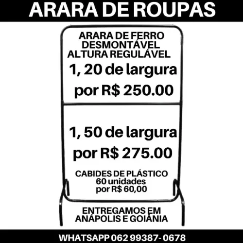 Arara de roupas de chão - arara de chão - arara desfile