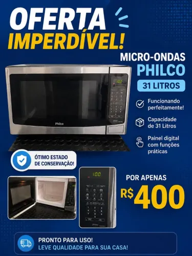 Microondas Philco 31 Litros 