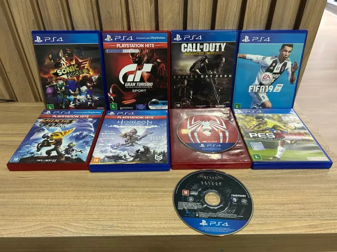 Lote de jogos PlayStation 4