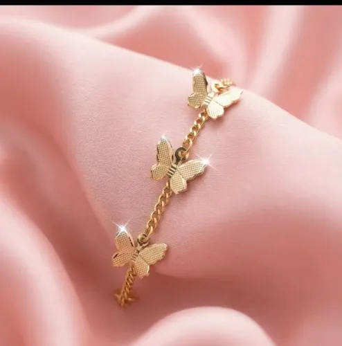 Pulseira banhada a ouro
