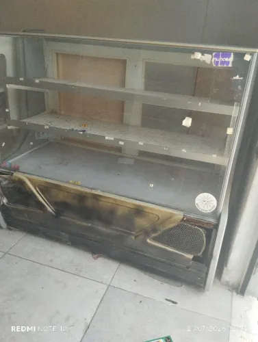Balcão vitrine para comércio 
