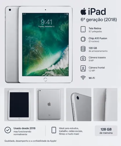 iPad 6ª Geração 2018