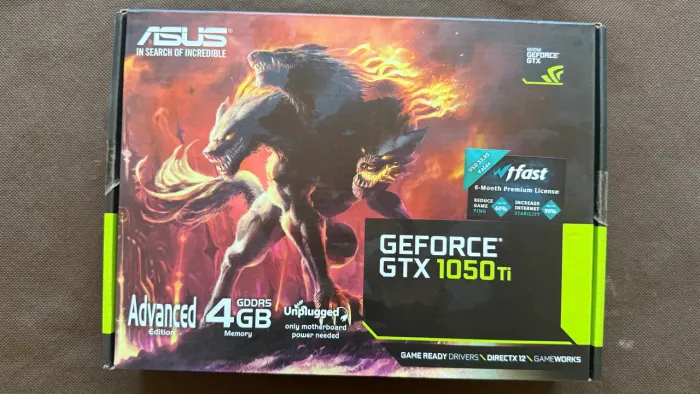 Placa de vídeo AGP / PCI Express GEFORCE GTX 1050 Ti - ASUS