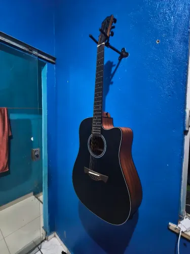 Violão Tagima Folk Dreadnought Metropolis Bluetooh Efeito Orientação da mão Destro