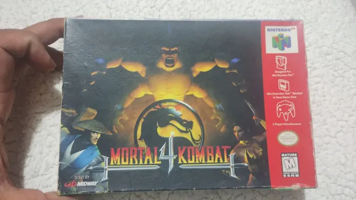 Mortal Kombat 4 original Nintendo 64