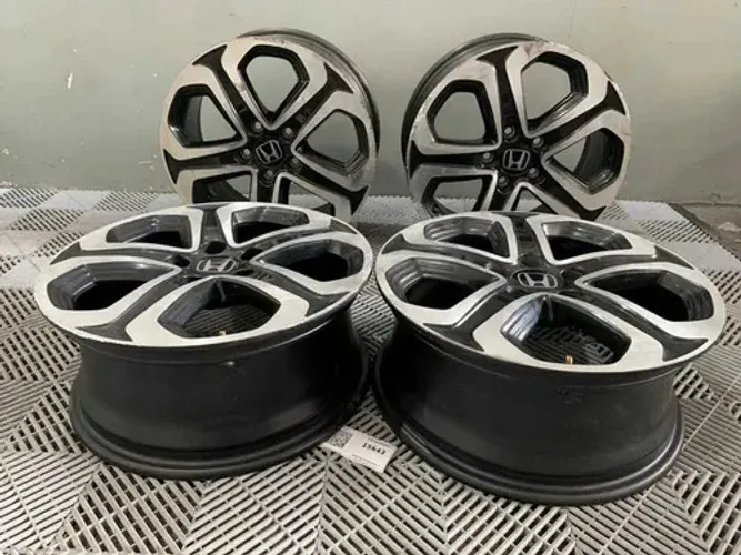 Jogo De Roda Honda Hrv Crv 5x114 Civic Aro 17 Prata