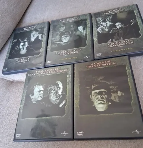 Kit 12 DVDs de Terror- UNIVERSAL STUDIOS - Originais- Vide Fotos