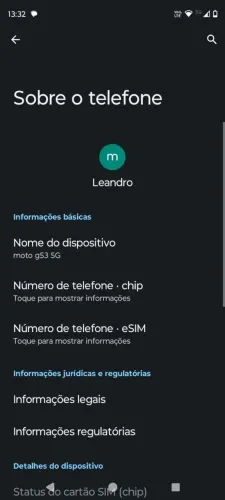 MotoG 53 trincado