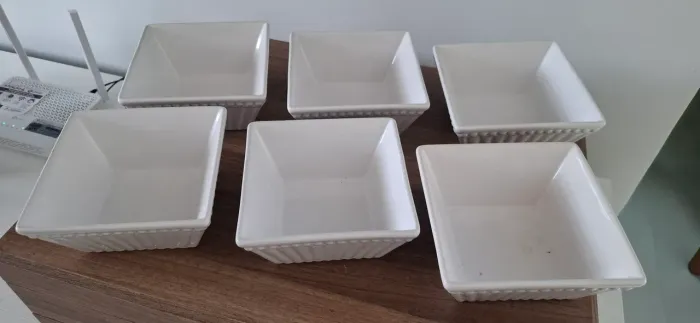 Kit 6 Vasos Porcelana