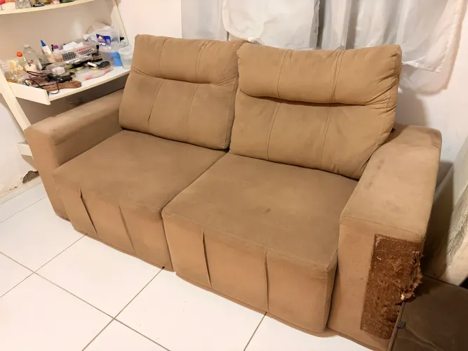 Sofá inclinável 