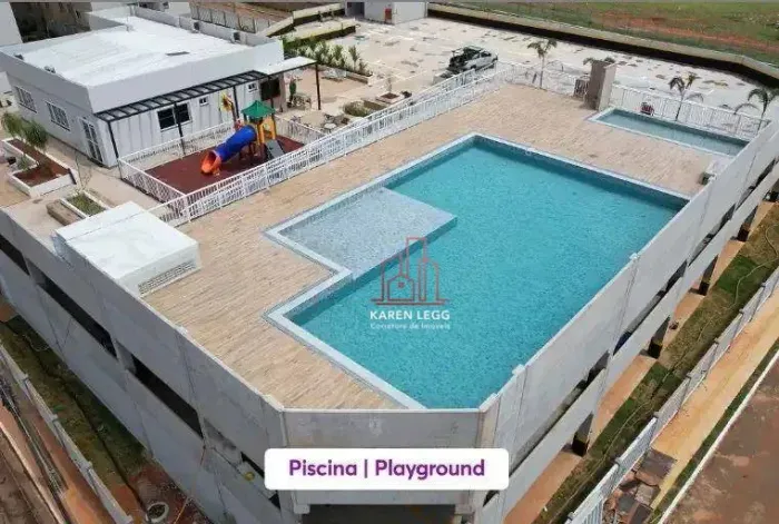 Apartamento com 2 dormitórios para alugar, 50 m² por R$ 3.050,00/mês - Samambaia Sul - Sam