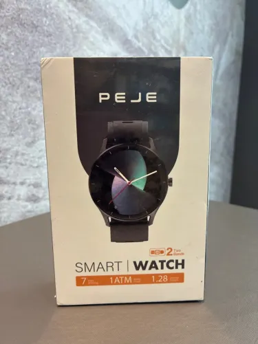 Smartwatch PEJE ZW02 Tela Touch HD 1.28" 1ATM À Prova d'Água 2 Pulseiras Bluetooth