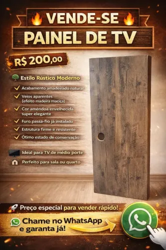 PAINEL DE TV PARA QUARTO E SALA