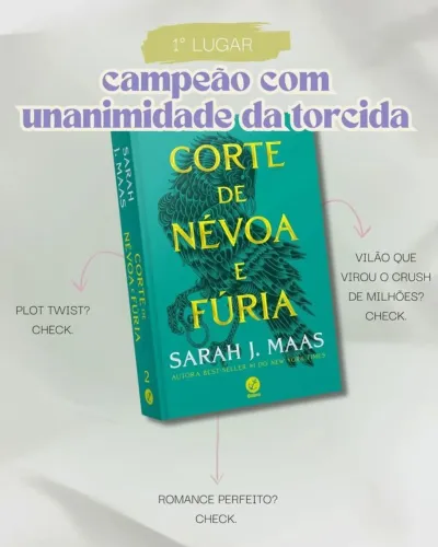 Livro 2 - Corte de Névoa e Fúria - Sarah J. Mass Romance & Fantasia
