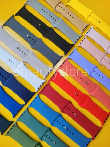 Pulseira de Silicone para Apple Watch 42mm 44mm 45 e 49mm