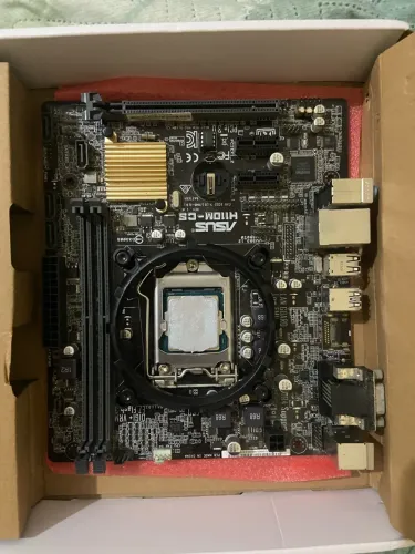 I3 7100 + H110M-CS + adaptador para ssd NVME