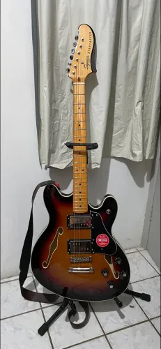 Guutarra Squier Starcaster + semicase 91 guitars e