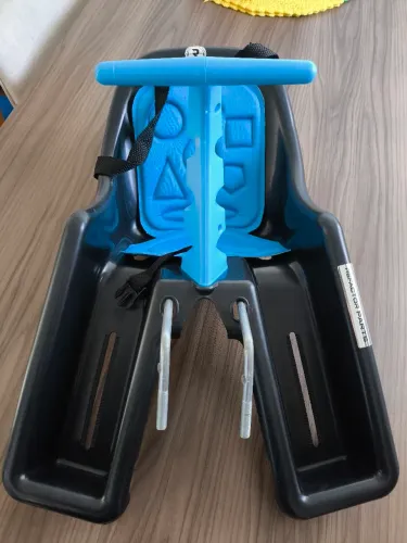 Cadeirinha Infantil Dianteira Zip Home Bike Azul<br>Crianças Até 15kg