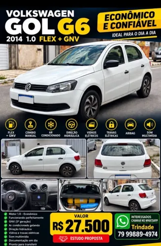 Volkswagen Gol Geração VI 1.0 8V MI Total Flex Mec. 4P 2014