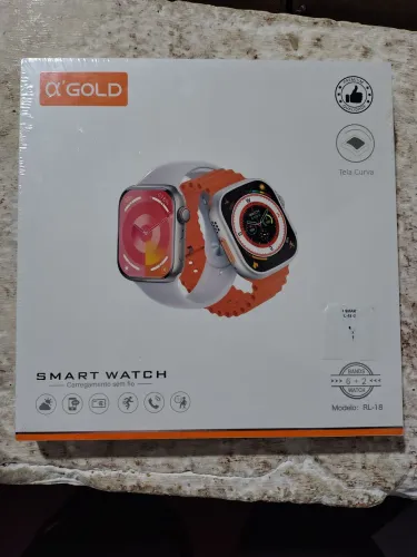 relogio smartwatch rl -18 gold