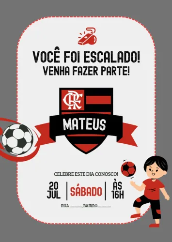 Convites de festa