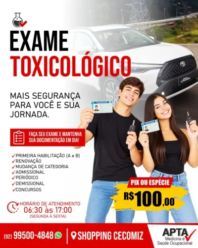 Exame Toxicológico