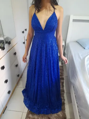 Vestido de festa azul - Cinderela collection