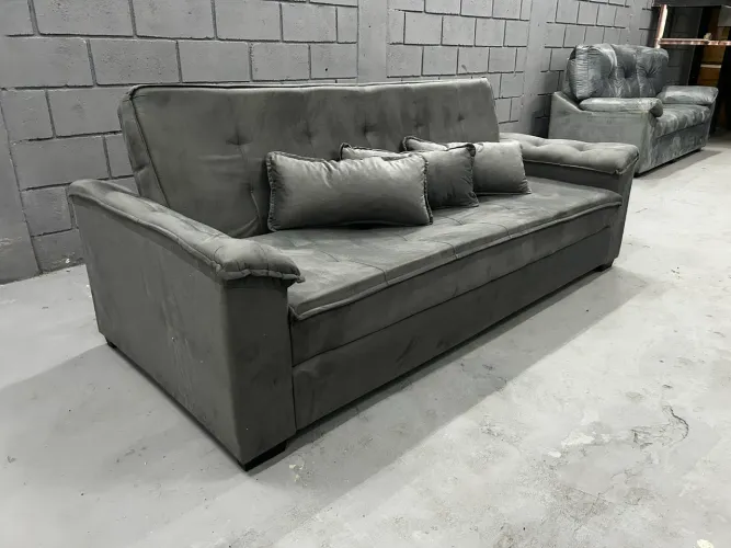 Sofá Cama Casal 2.10m NOVO ( Direto da Fábrica )