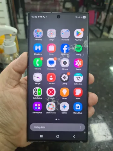 SAMSUNG S23 ULTRA 512GB 12RAM POSSUI TRINCADO NA TELA!!